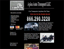 Tablet Screenshot of aplusautotransport.com